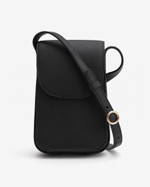 Borsa Per Cellulare Donna Cuyana Concertina Nere | VGZ7823GV