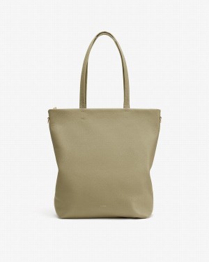 Borse Tote Donna Cuyana Alti Easy E Zip Verdi | EXR2656TA