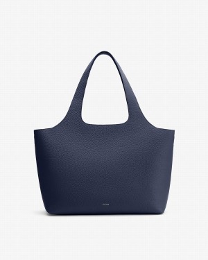 Borse Tote Donna Cuyana System Blu Marino | QOU3370CJ