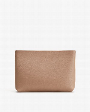 Pochette Donna Cuyana Small E Zip Khaki | SYH9595WV