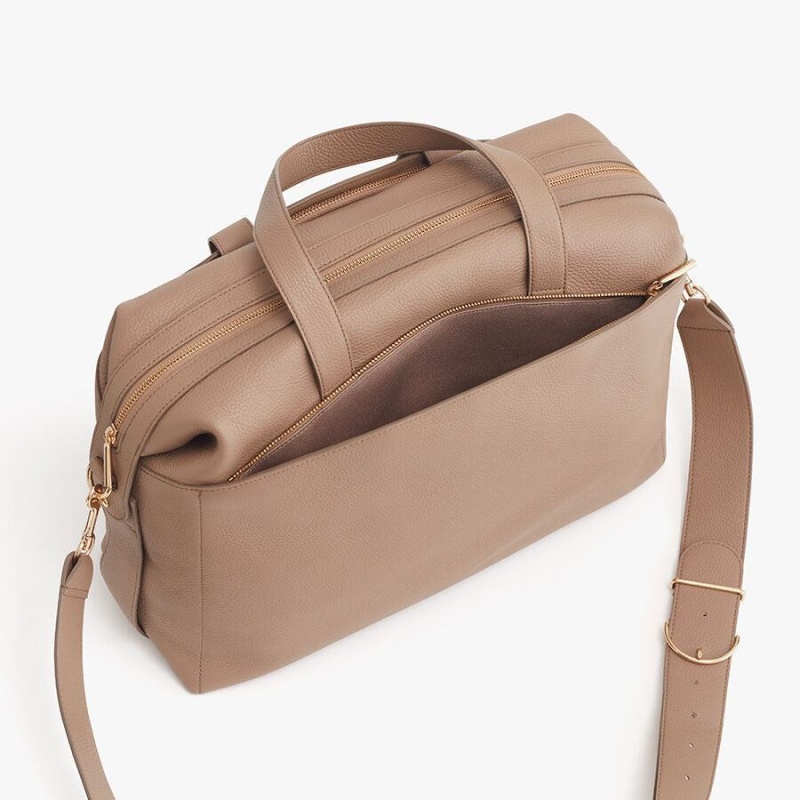 Borse Da Viaggio Donna Cuyana Medium Khaki | ISX5591TX