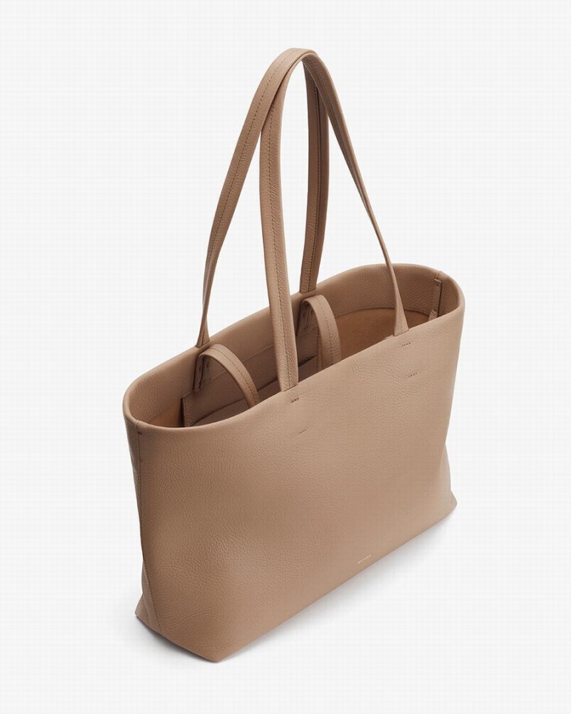 Borse Tote Donna Cuyana Small Easy Khaki | ASH1270EL