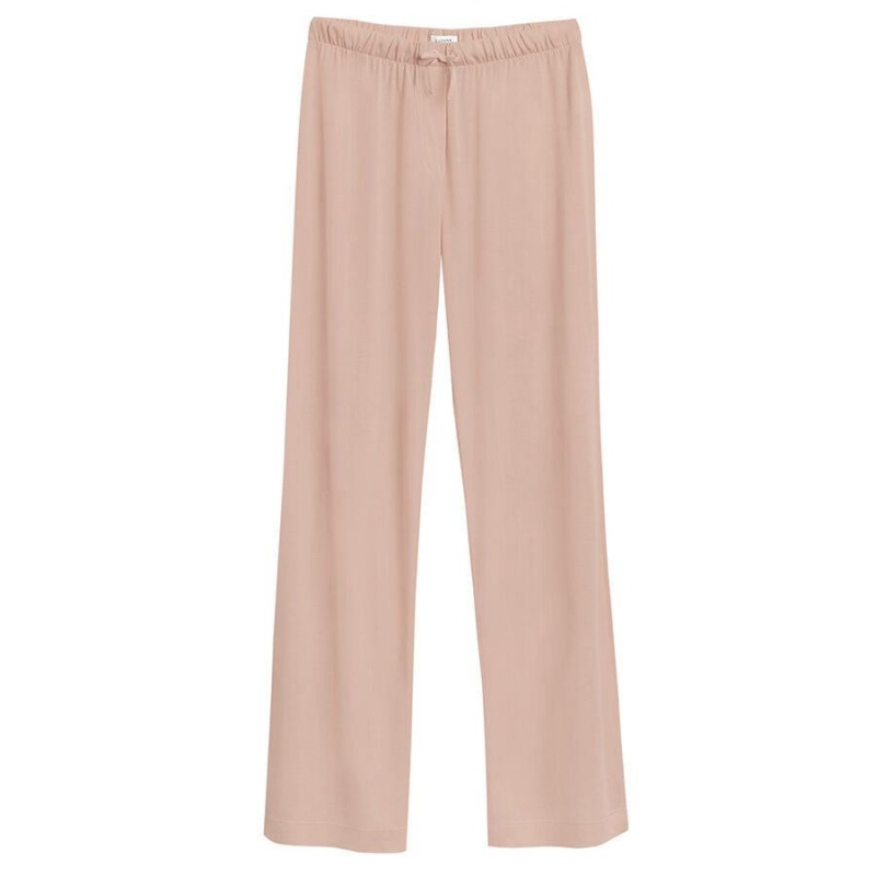 Pantaloni Donna Cuyana Organic Pima Classiche Rosa | WPF4261CP