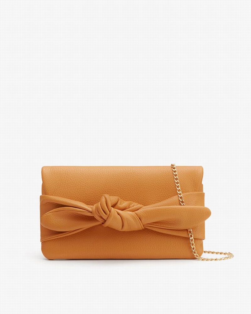 Pochette Donna Cuyana Bow Gialle | SFY2790YQ