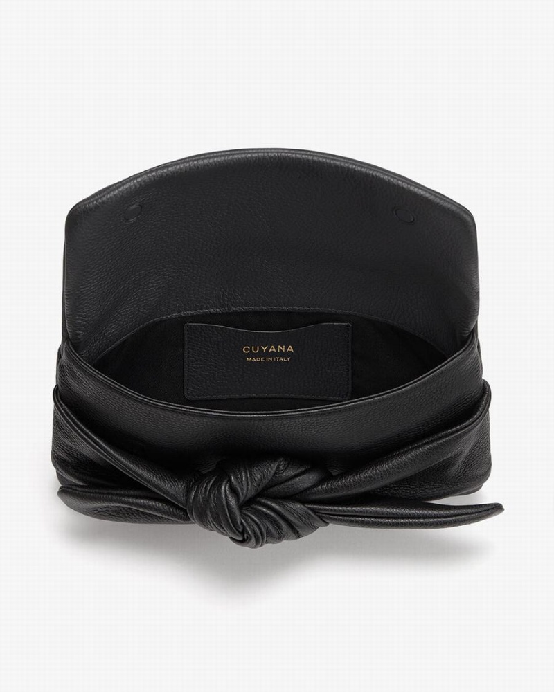 Pochette Donna Cuyana Bow Nere | OYM4647LM