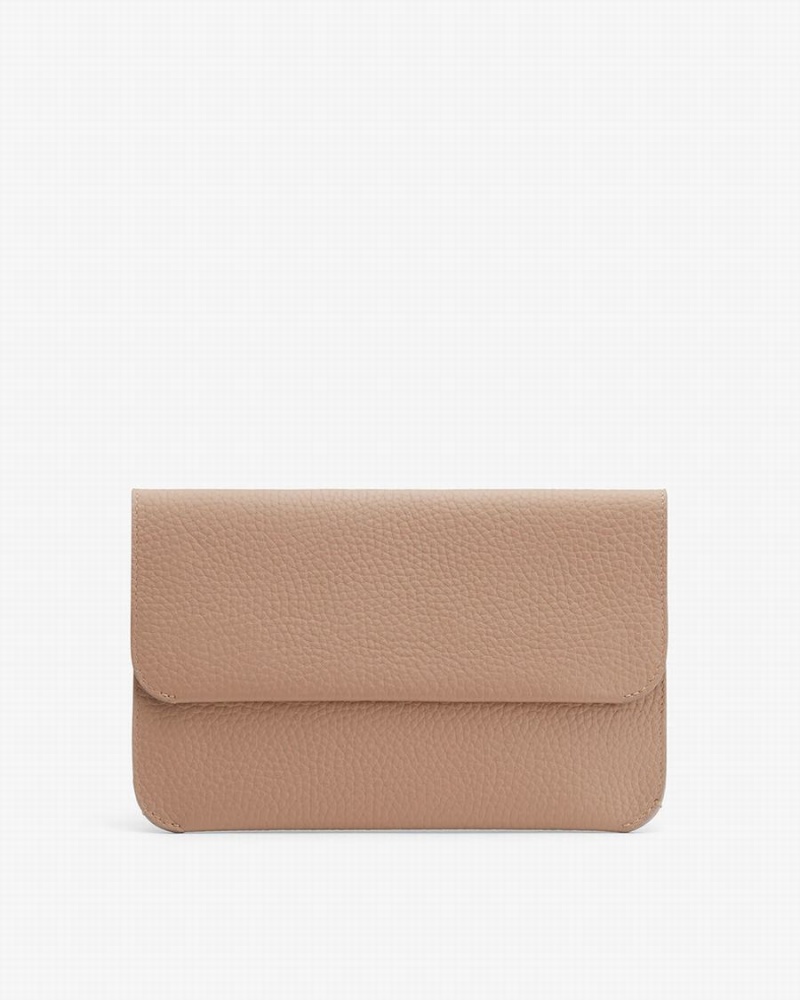 Pochette Donna Cuyana System Flap Khaki | OLH932RT