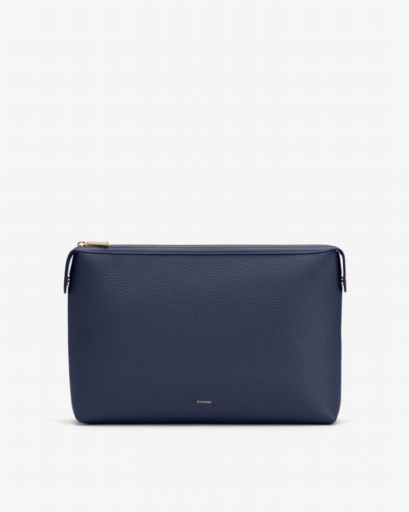 Pochette Donna Cuyana System Insert Blu Marino | QSP3552MP