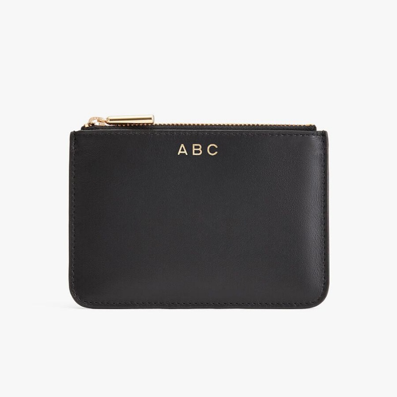 Pochette Donna Cuyana Zero Waste Slim Pelle Nere | BLO3474VJ